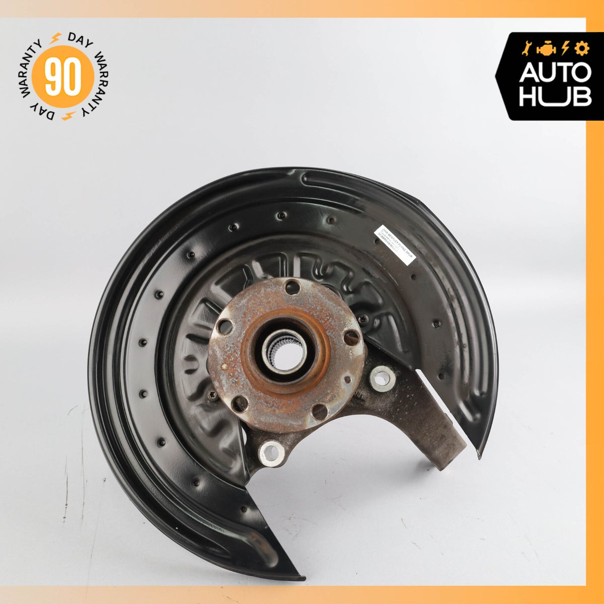 03-13 Bentley Continental Flying Spur Rear Right Side Spindle Knuckle Hub OEM - photo 2