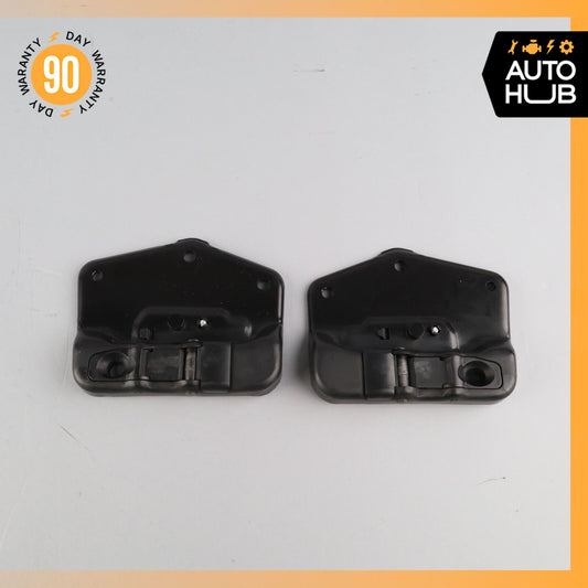 11-17 Mercedes W207 E350 E550 E400 Front Top Roof Lock Latch Cover Set of 2 OEM - photo 1