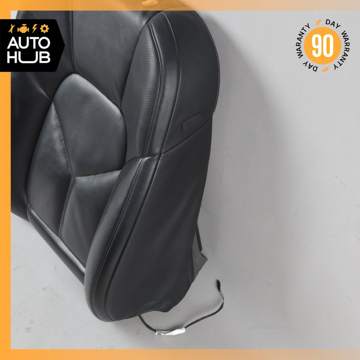 15-18 Porsche Macan S 95B Front Left Side Seat Upper Cushion Leather Black OEM - photo 10