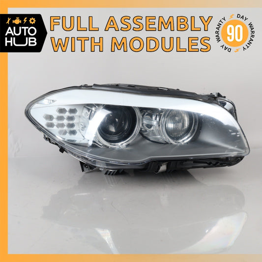 11-13 BMW F10 550i 535i Right Side Xenon AHL Adaptive Headlight Lamp OEM - photo 1