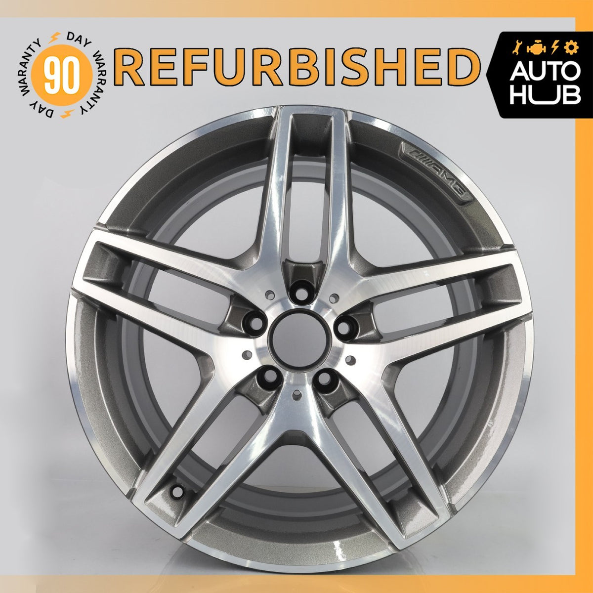 Mercedes W222 S550 S63 AMG 8.5 x 19 19" Wheel Rim 2224010000 OEM - photo 1