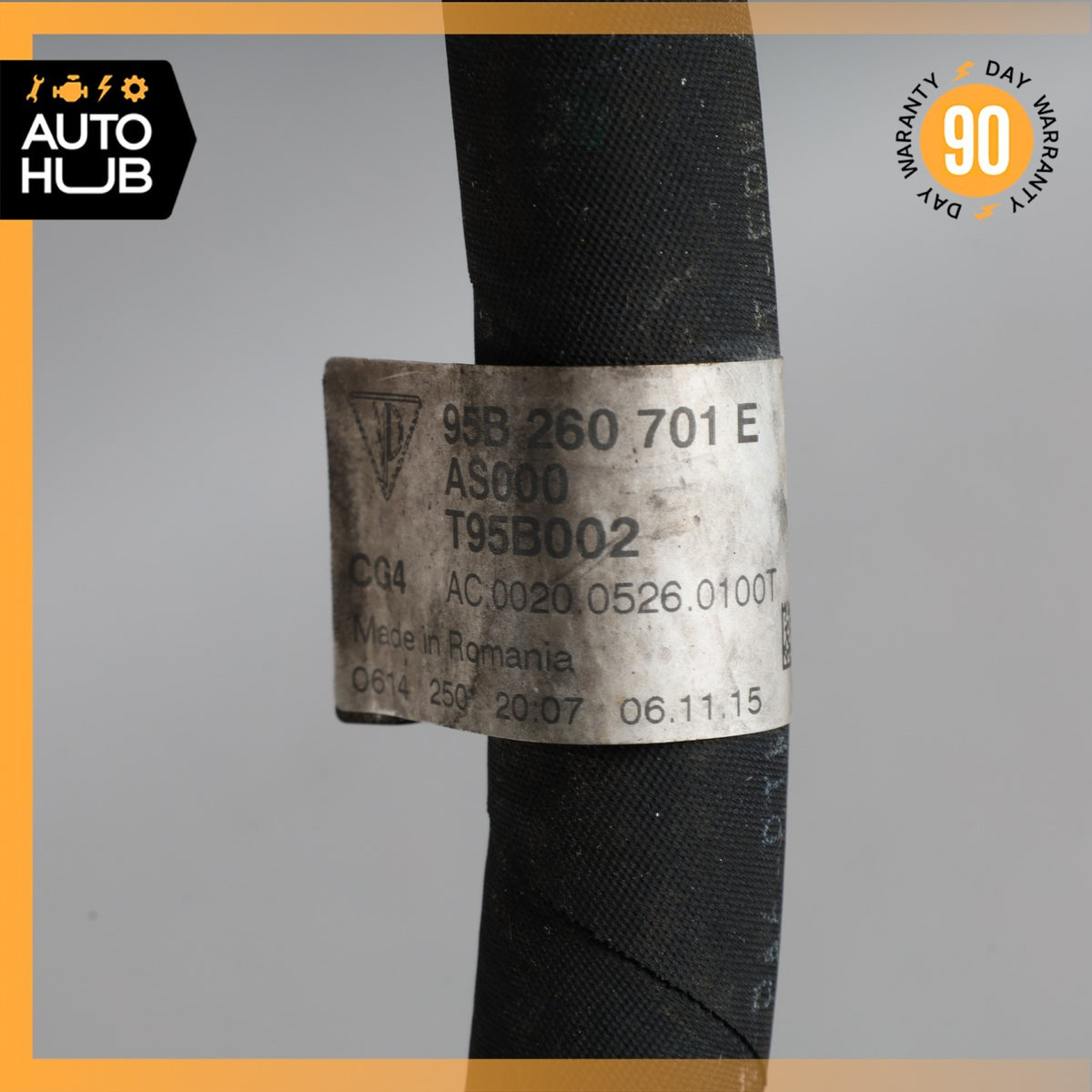 Porsche Macan 95B AC Refrigerant Compressor Pressure Hose Line 95B260701E OEM - photo 9