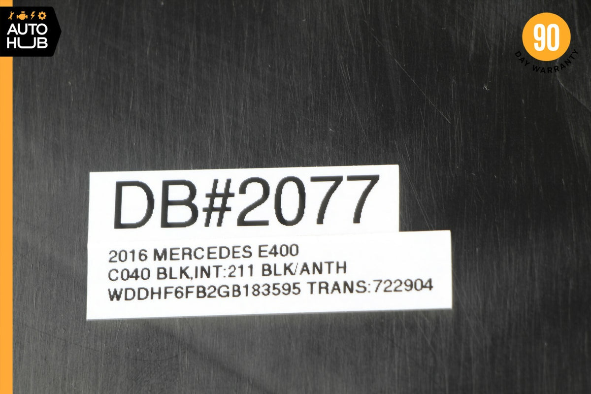 10-18 Mercedes W212 E400 CLS550 E350 Front Right Footwell Panel Trim Black OEM - photo 12