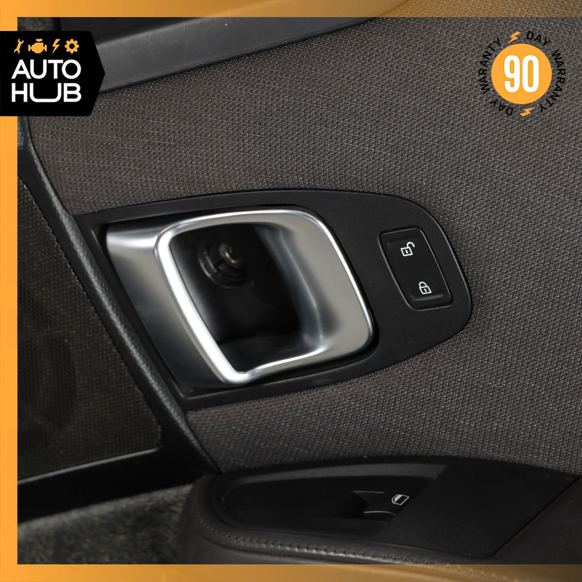 14-17 BMW i3 I01 Front Right Passenger Side Interior Door Panel OEM 74k - photo 8
