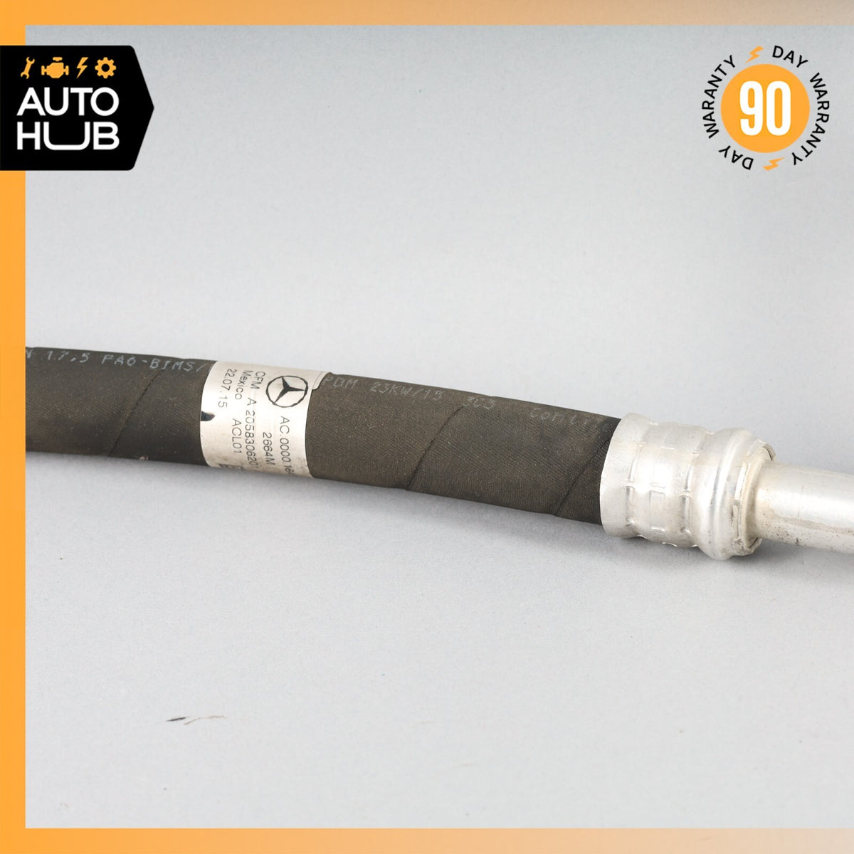 15-19 Mercedes W205 C300 C350e 2.0L AC Air Conditioning Hose Pipe Line OEM - photo 4
