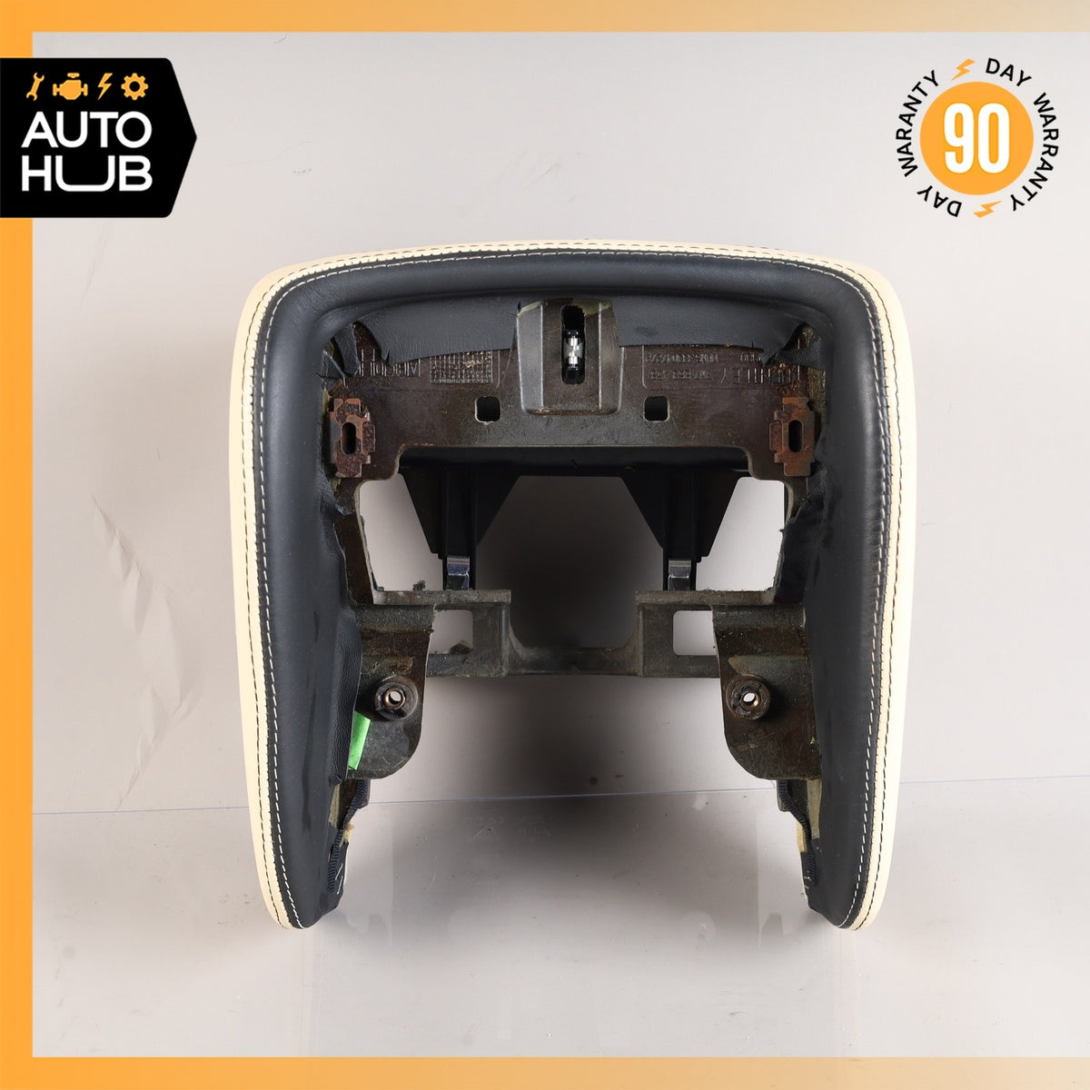 07-11 Bentley Continental GTC Rear Center Console Trim Bezel Beige OEM - photo 2