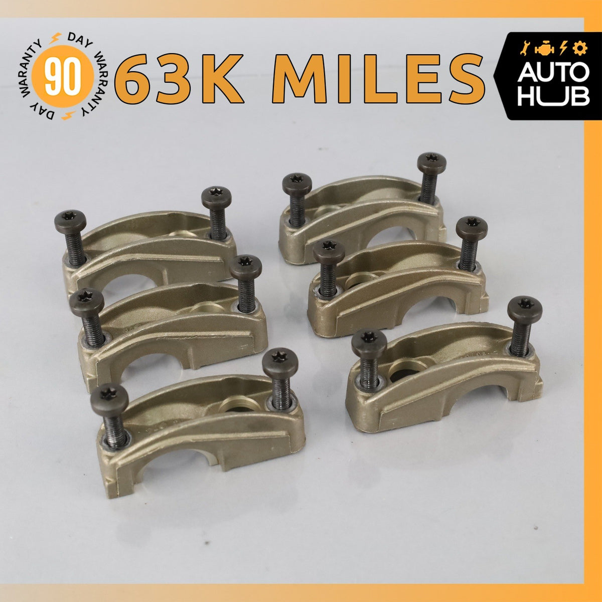 92-02 Mercedes W140 CL600 S600 M120 Cylinder Head Camshaft Holder Set of 6 OEM - photo 1