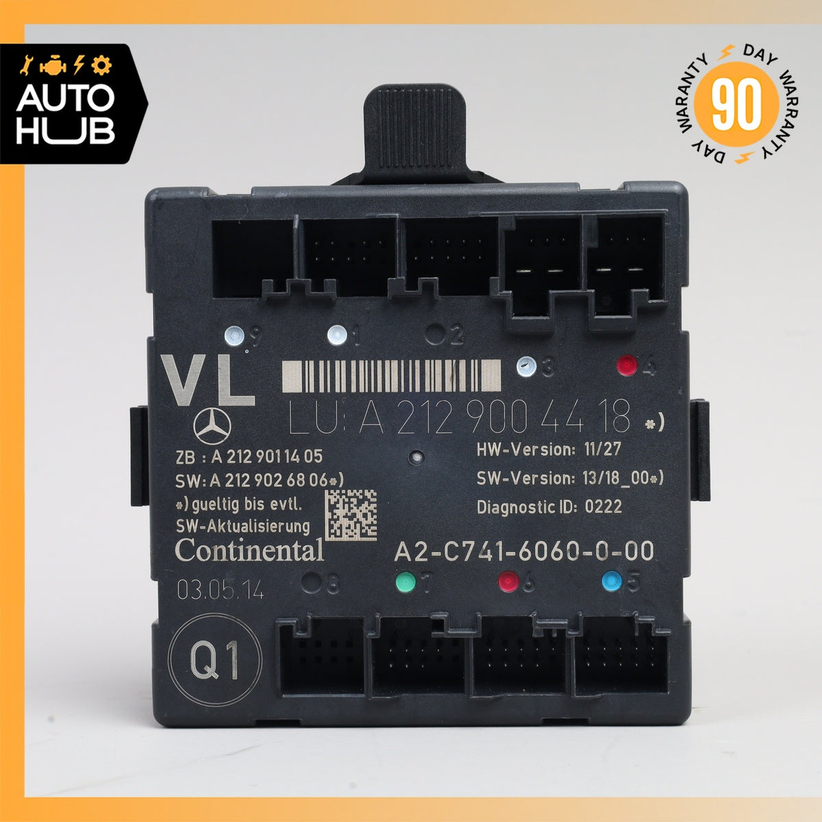 Mercedes W207 E350 E400 Front Left Driver Side Door Control Module OEM - photo 5