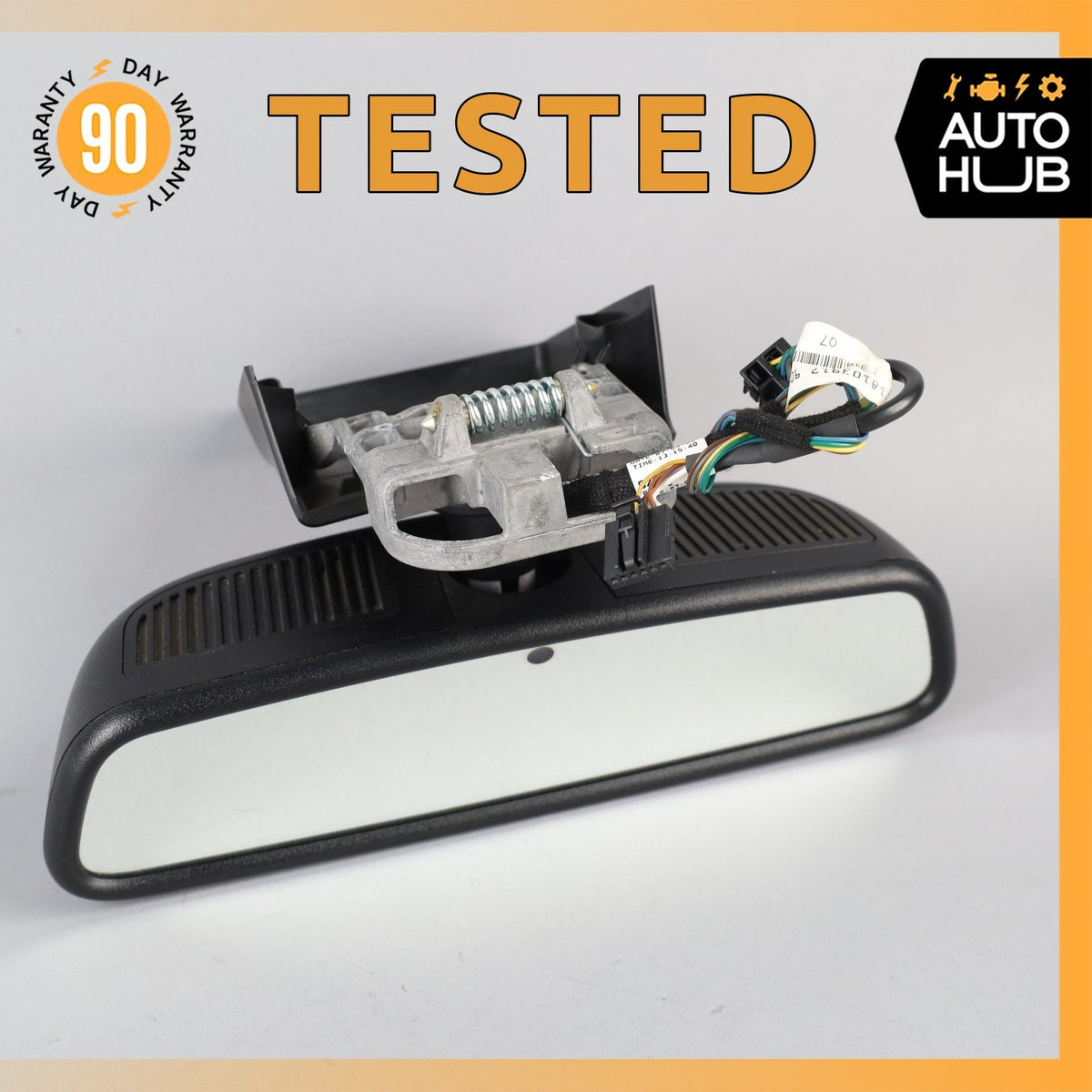 07-09 Mercedes W221 S63 S65 AMG S600 Interior Rear View Mirror Black OEM - photo 1