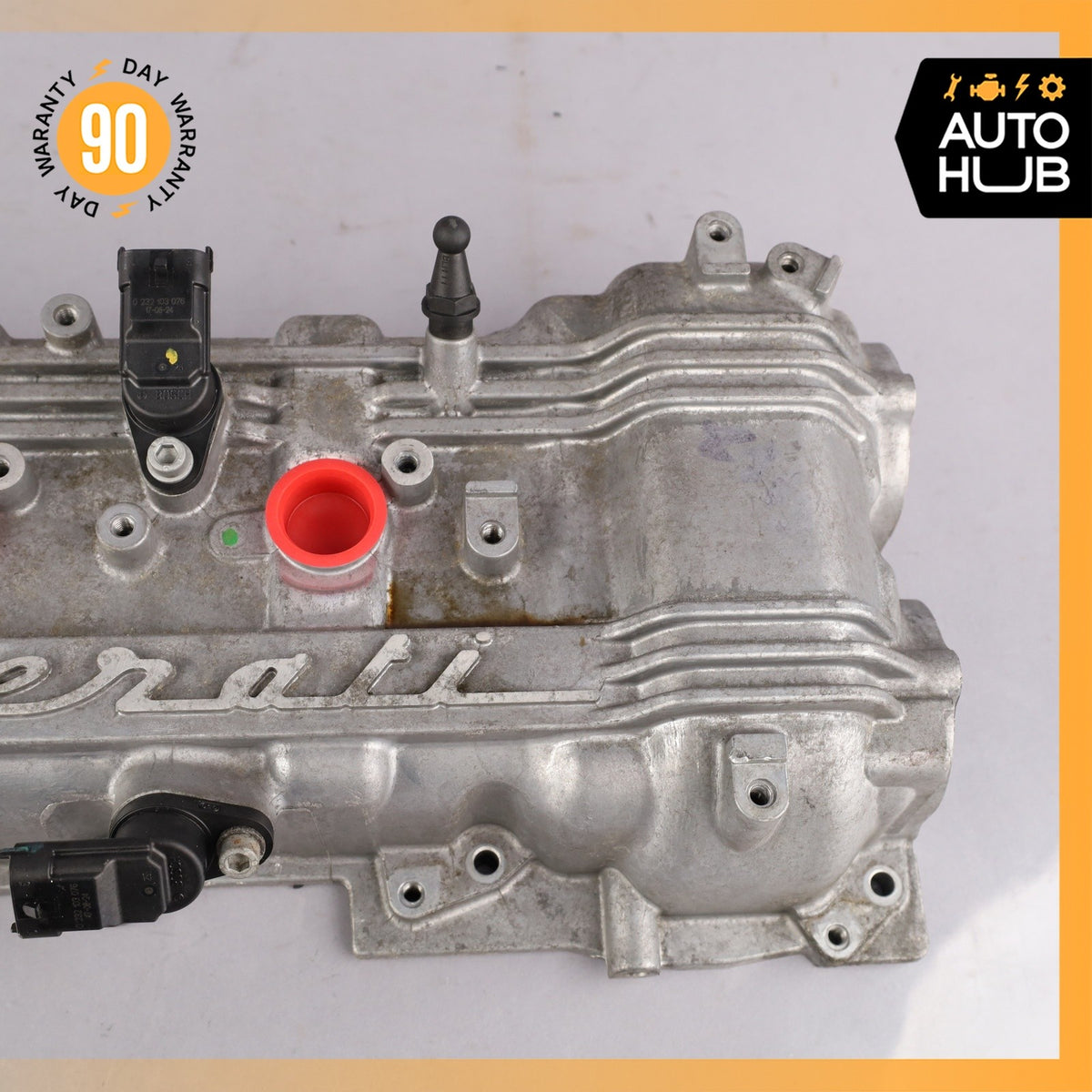 14-24 Maserati Levante M161 Ghibli S Right Side Cylinder Head Cover OEM 89k - photo 8