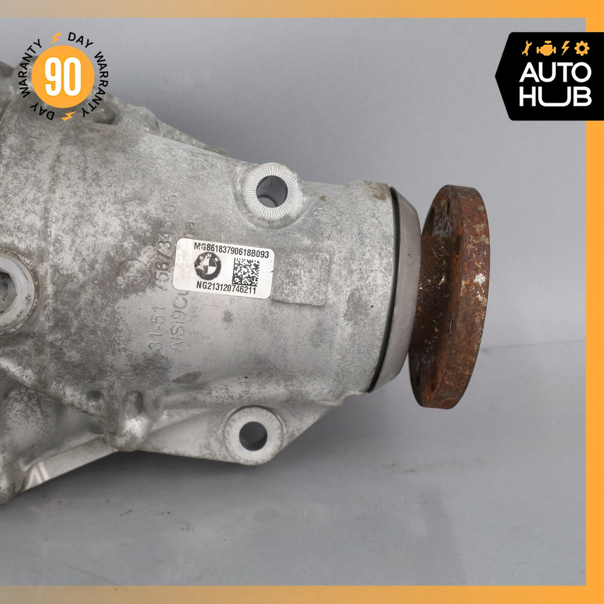 13-25 BMW F15 X5 X6 320i xDrive Front Differential Diff Axle Carrier 3:15 OEM - photo 6