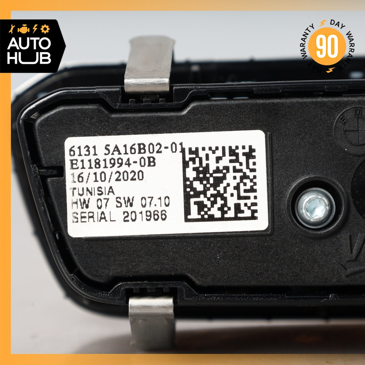 BMW G05 X5 X5M Headlight Fog Light Switch Control Module OEM 44k - photo 10
