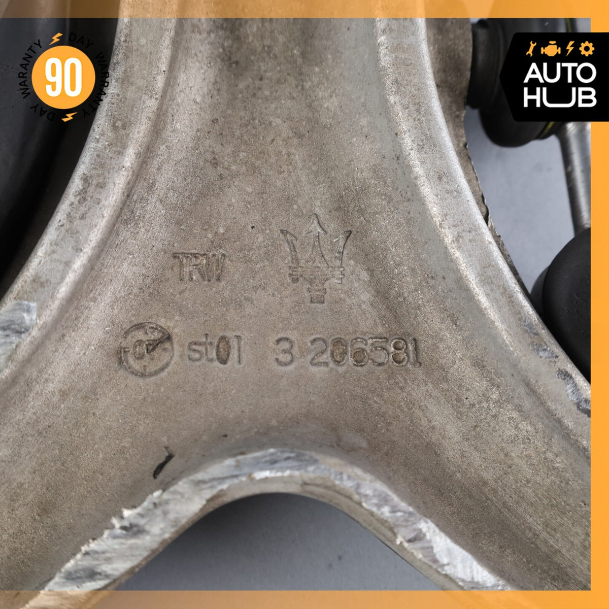 03-10 Maserati Quattroporte M139 Front Left Lower Control Arm 3206581 OEM 75k - photo 9