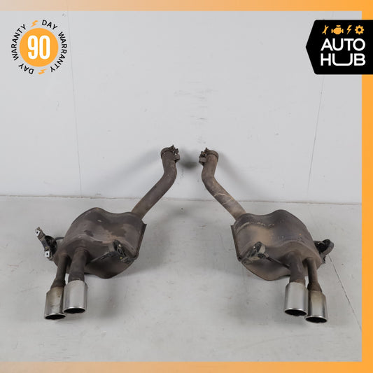 Maserati Quattroporte M139 Exhaust Mufflers Dual Tips Left & Right Side Set OEM - photo 1