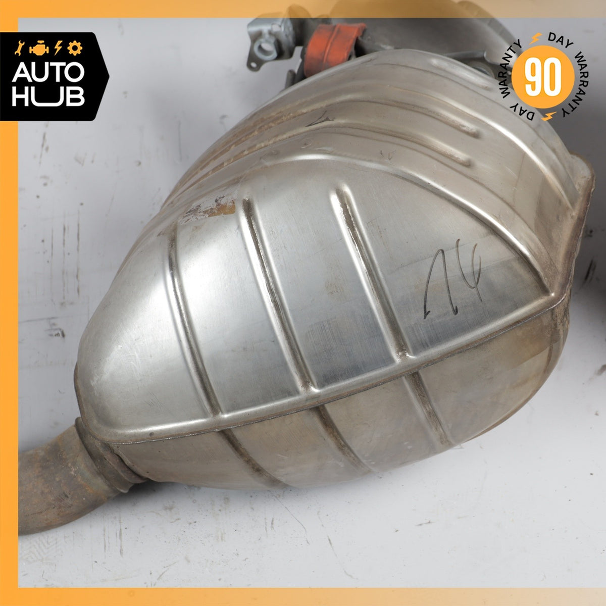 10-16 Porsche Panamera 970 Turbo Sport Exhaust Muffler Right & Left Set OEM 68k - photo 18