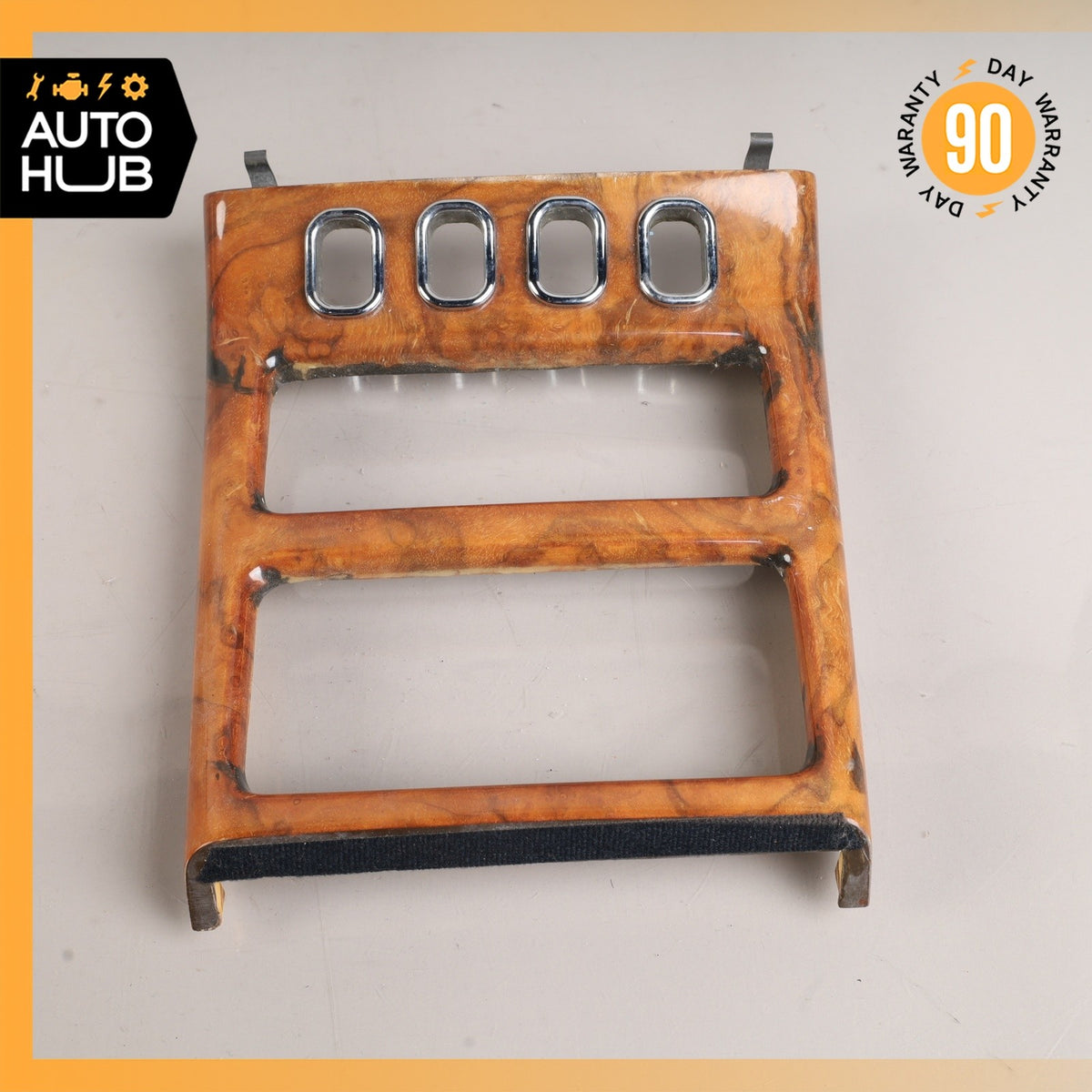 99-04 Bentley Arnage Center Console Trim Panel Wood OEM 50k - photo 2