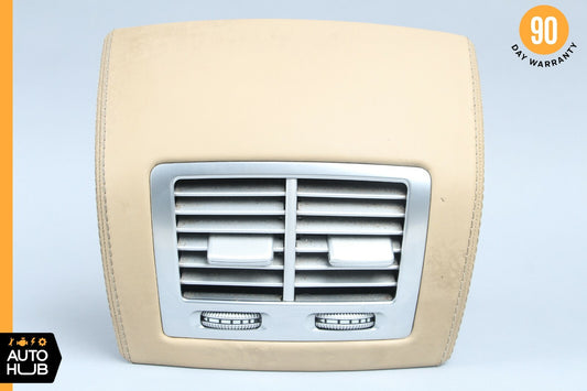 07-14 Mercedes W216 CL600 CL65 AMG Center Console Rear AC Vent Trim Beige OEM - photo 1