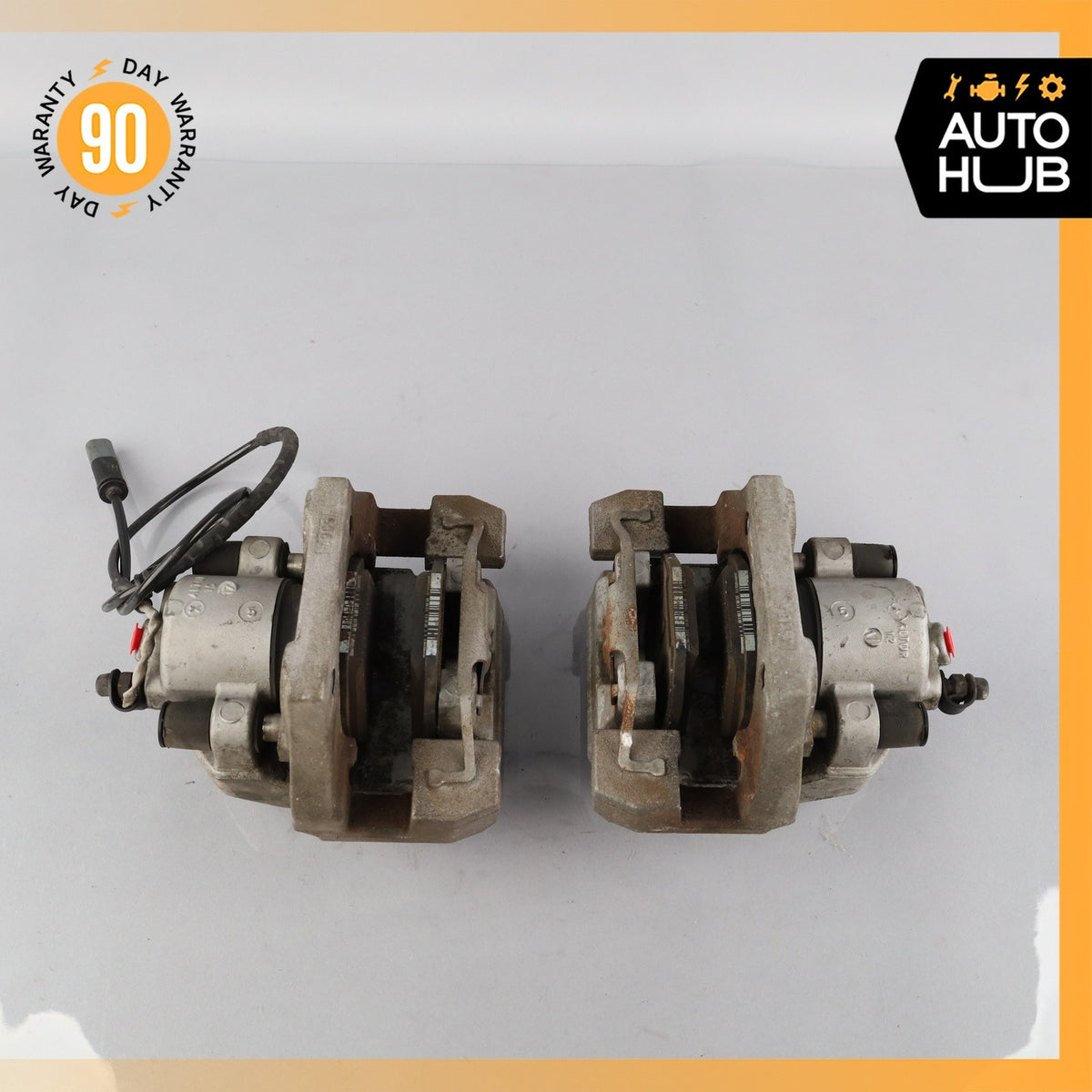 BMW F15 X5 Rear Left & Right Brake Caliper Calipers Set 34216776787 OEM 41k - photo 13