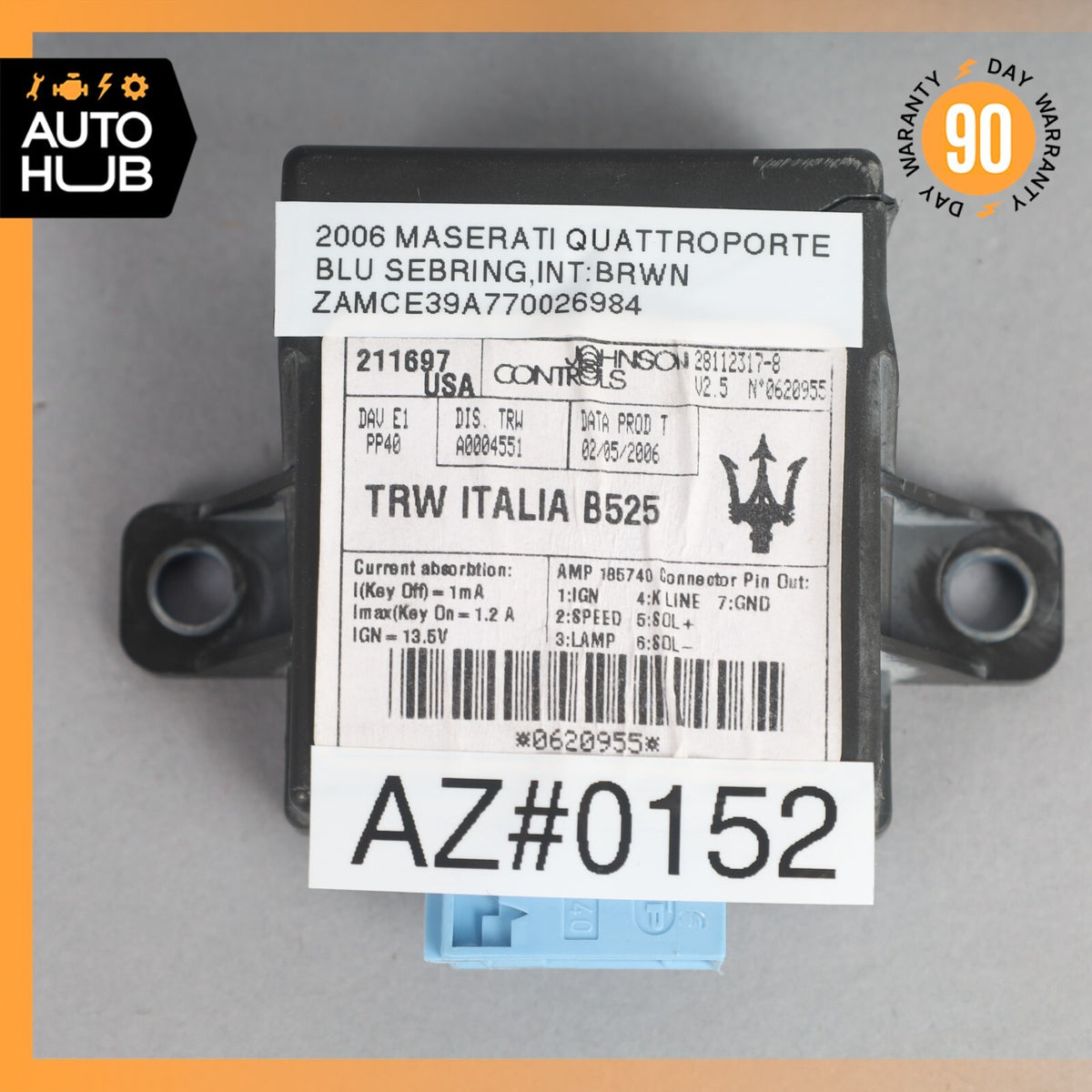 03-13 Maserati Quattroporte M139 Power Steering Chassis Control Module Unit 79k - photo 6