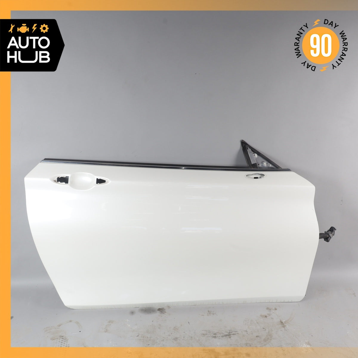 17-22 Infiniti Q60 Right Passenger Side Door Shell Frame Panel White OEM 71k - photo 2