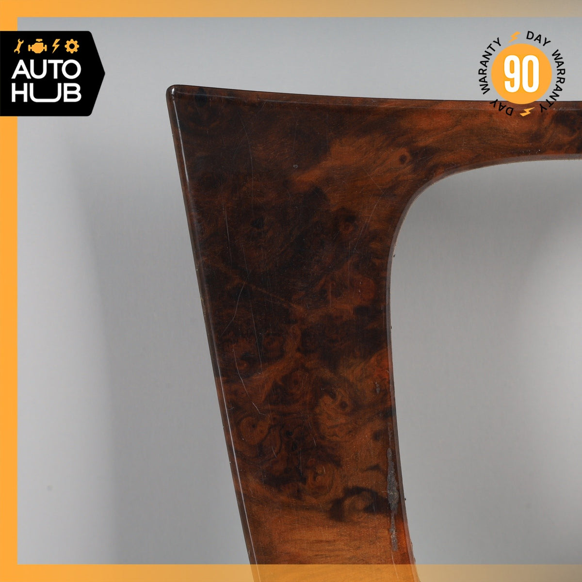 05-09 Mercedes W209 CLK350 CLK500 Center Console Trim Cover Wood OEM - photo 5