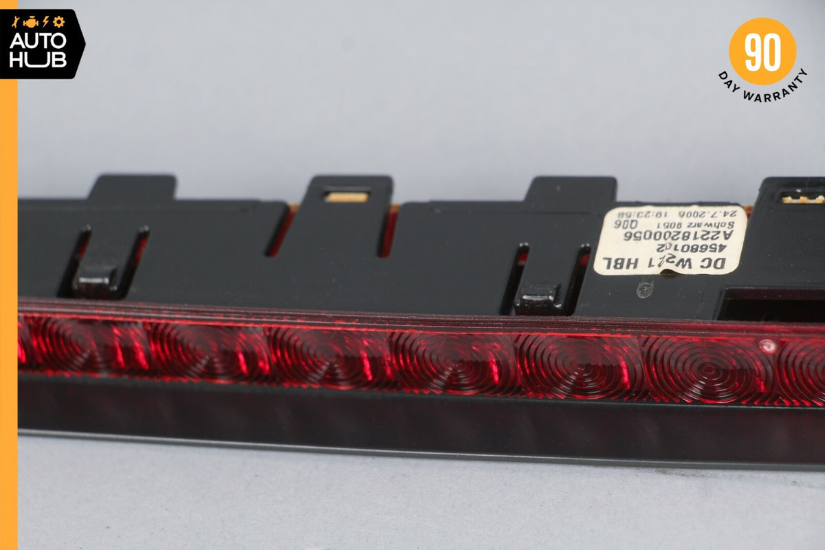 07-14 Mercedes W216 CL550 CL63 AMG Rear 3RD Third Brake Stop Light Black OEM - photo 4