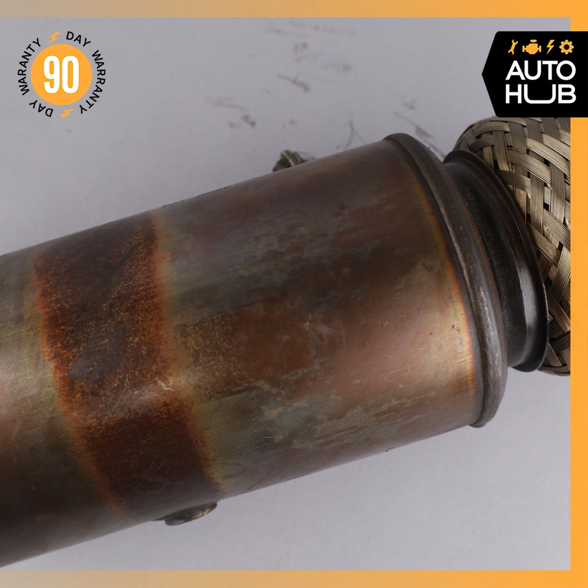 14-19 BMW F15 X5 X6 35i 535i 640i N55 3.0L Exhaust Downpipe 8603905 OEM 89k - photo 11