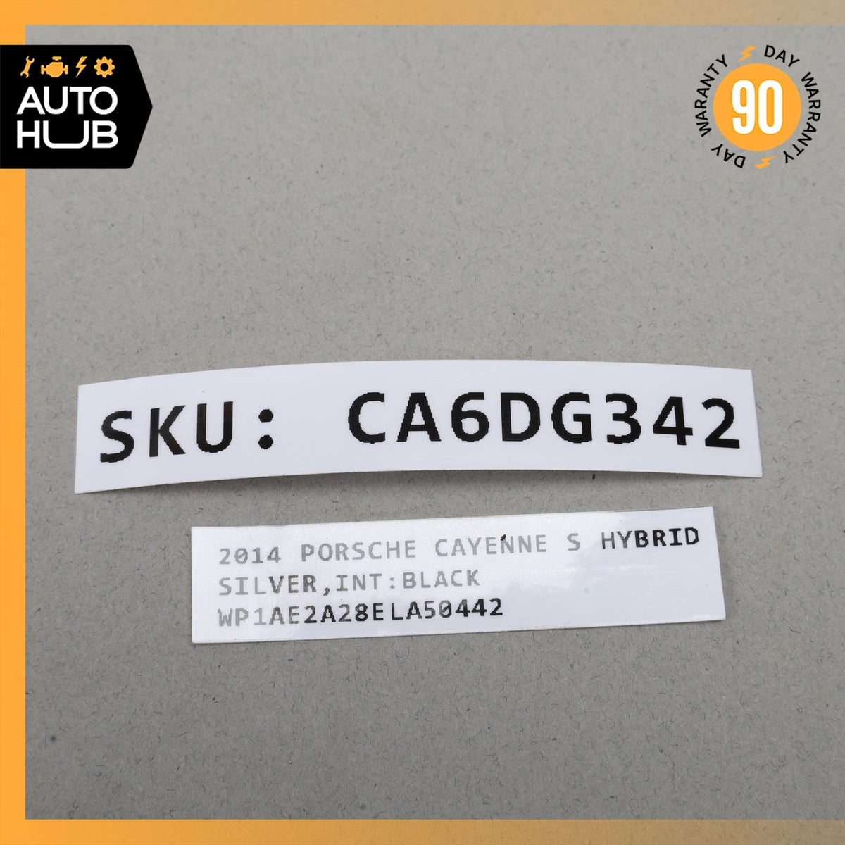 11-18 Porsche Cayenne 958 Yaw Turn Rate Sensor 7P0907652 OEM - photo 8