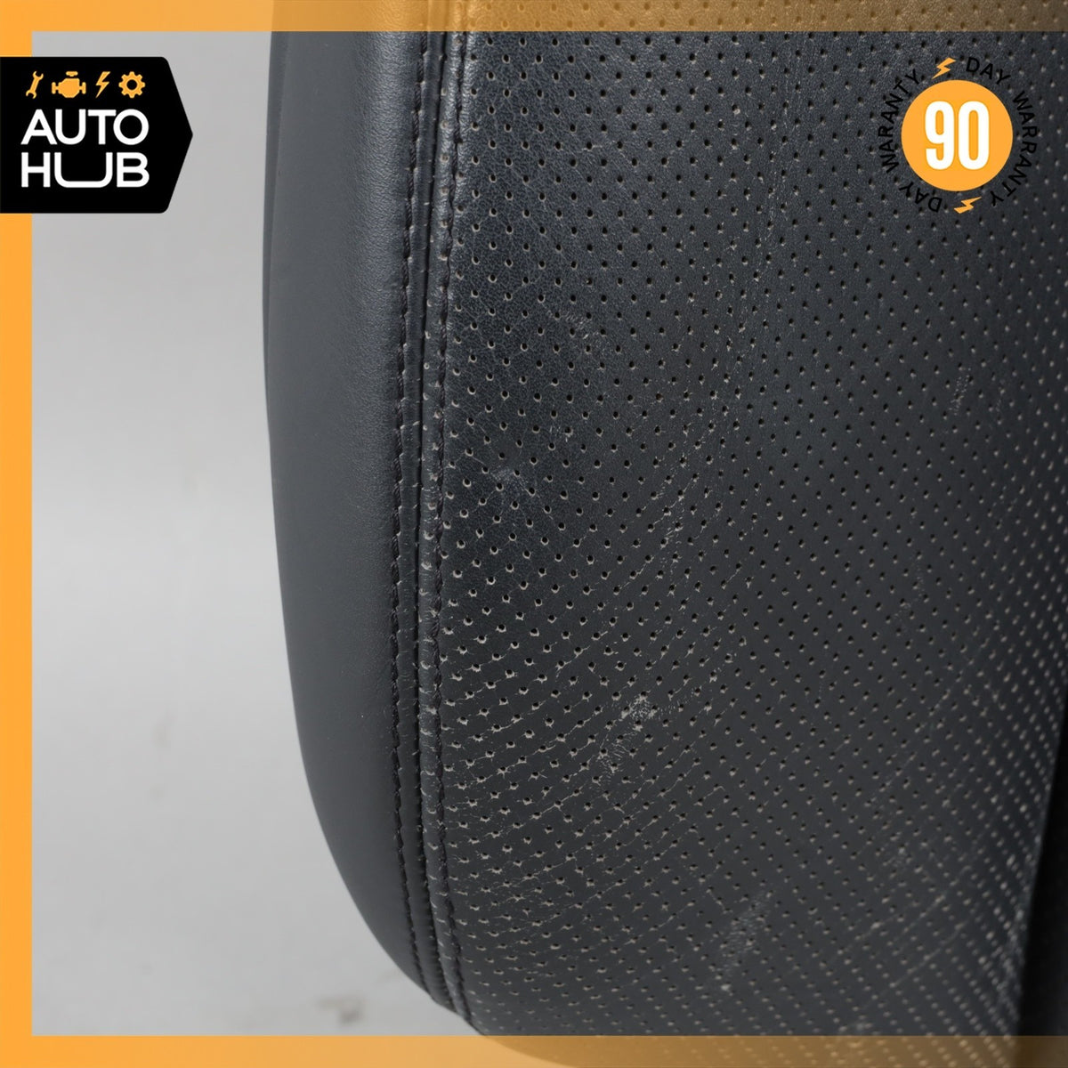 07-09 Mercedes W221 S600 Front Right Side Seat Upper Cushion Exclusive Black OEM - photo 9