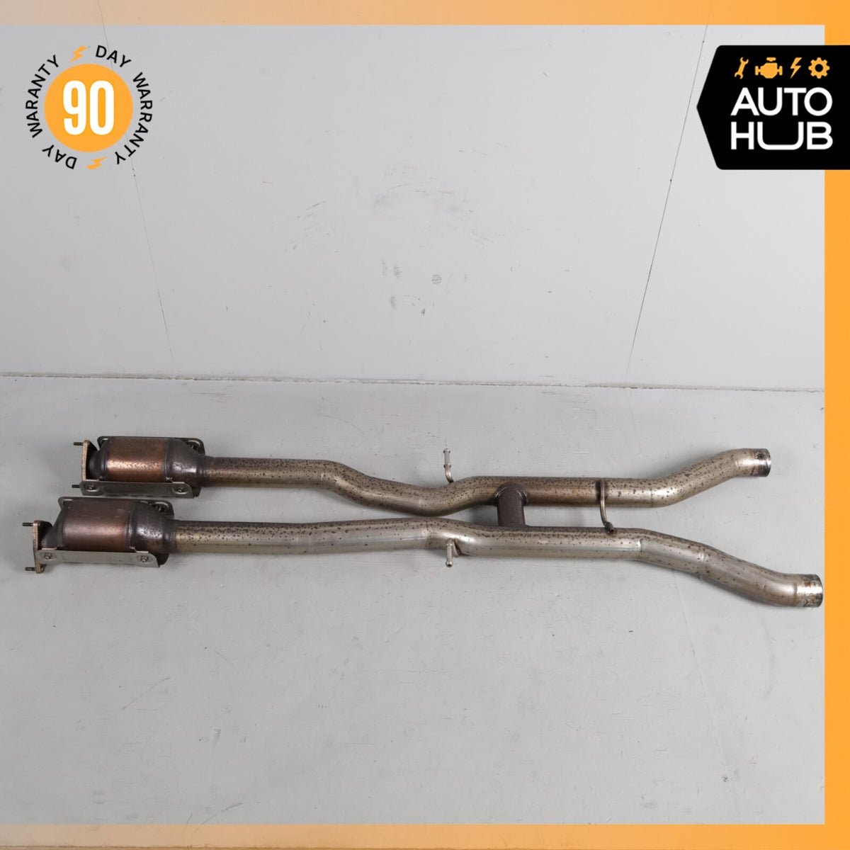 Bentley Continental GTC 6.0L Middle Exhaust Downpipe Left & Right Side OEM 60k - photo 8