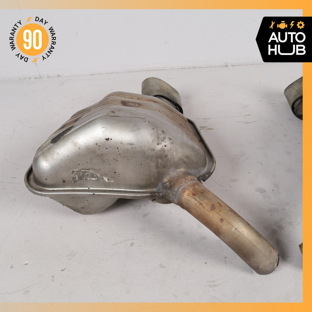 03-06 Mercedes R230 SL500 Left & Right Exhaust Muffler Mufflers Tips Set OEM - photo 11
