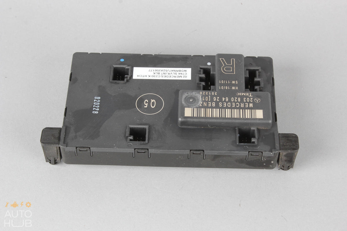 01-07 Mercedes W203 C230 C240 C320 Front Right Door Control Module 2038206426 - photo 3