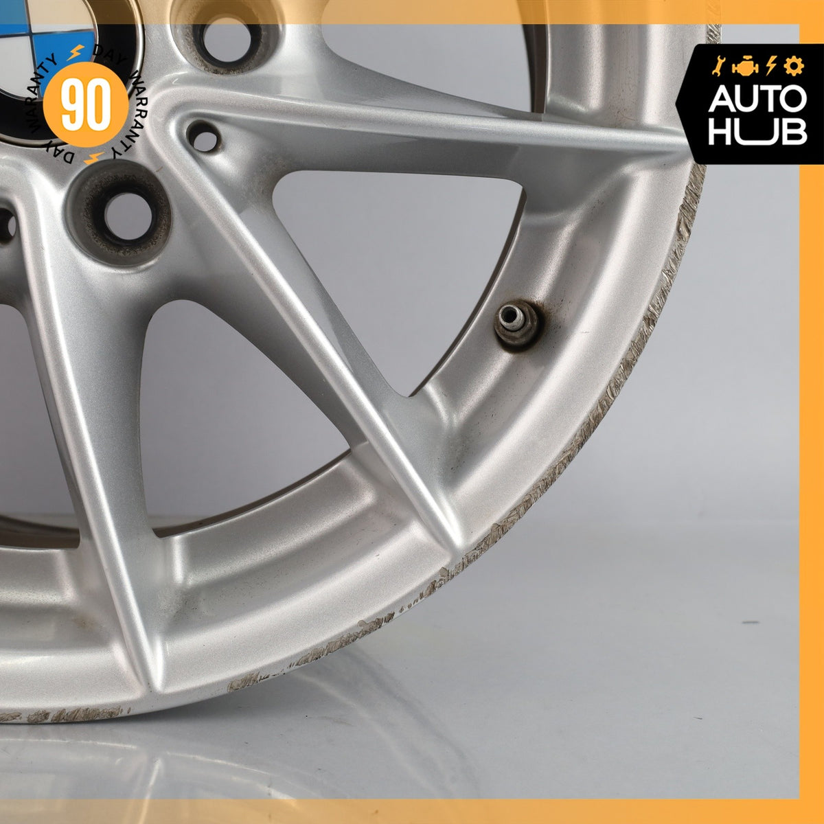 BMW E88 128i 135i 7 x 16 16" Style 360 Wheel Rim Silver 36116795207 OEM - photo 4