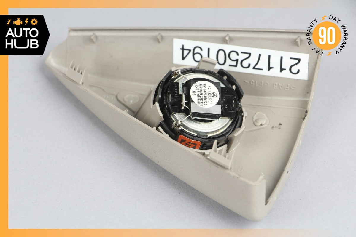 03-06 Mercedes W211 E500 E320 Tweeter Speaker Cover Left Driver Side Gray OEM - photo 7