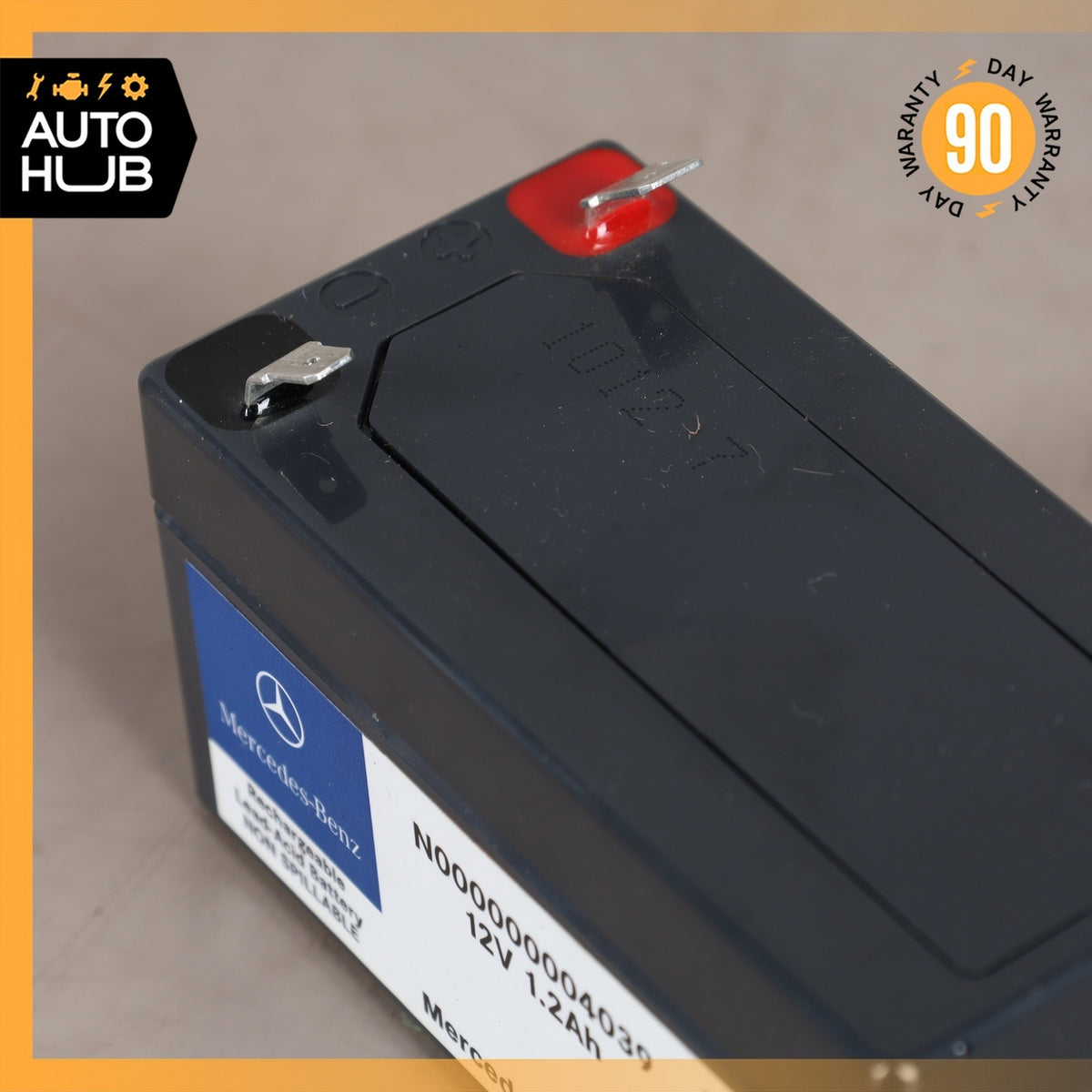 Mercedes X204 GLK250 12V 1.2Ah Auxillary Battery OEM - photo 5