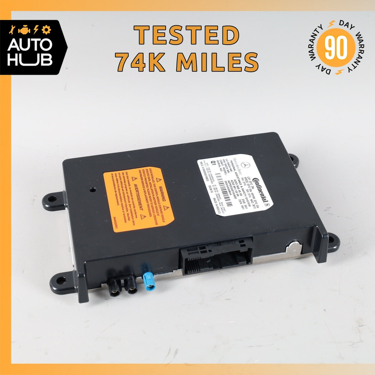 15-17 Mercedes W205 C300 E400 CLS550 Tele Aid Control Module 2539004500 OEM 74k - photo 1
