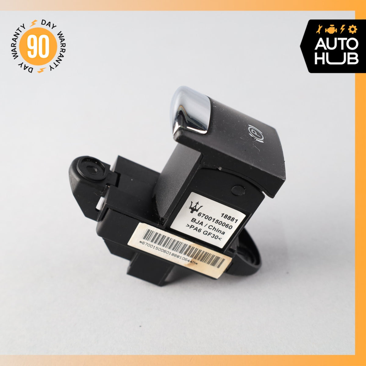 14-17 Maserati Quattroporte S Q4 Electronic Parking Button Switch 6700150060 OEM - photo 4