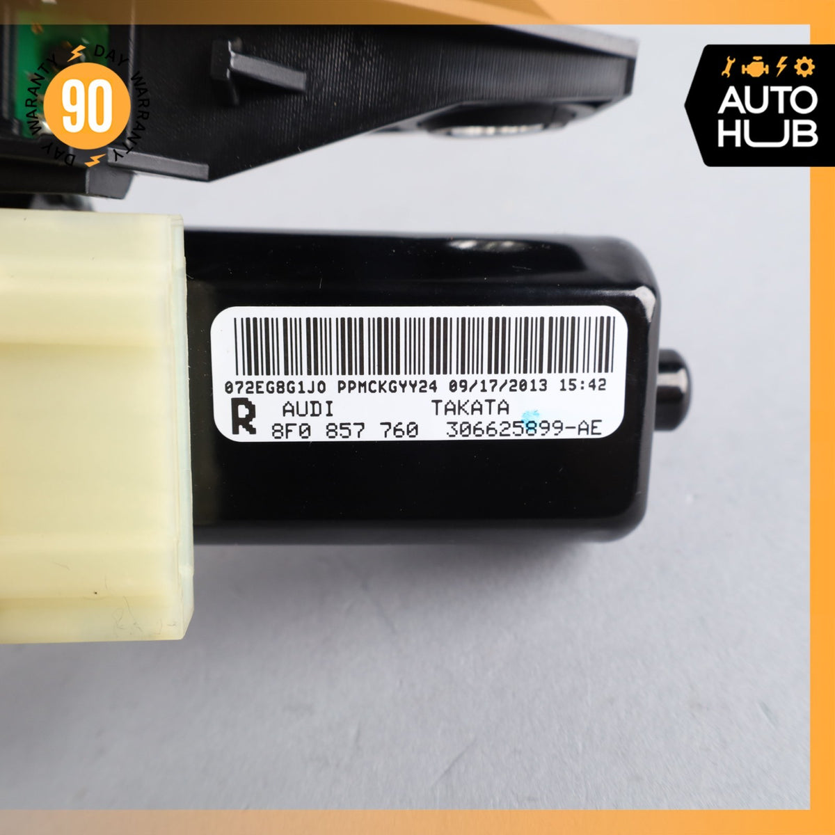 Audi S5 Front Right Passenger Seat Belt Feeder Motor 8F0857760 OEM - photo 9