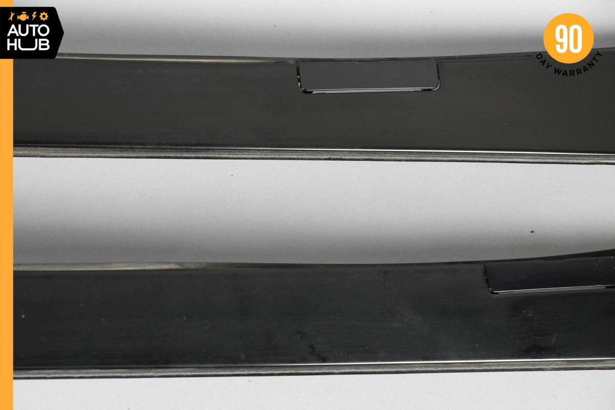 Mercedes W204 C300 C350 Exterior Roof Molding Inner Port Bag Cover Set of 2 OEM - photo 5