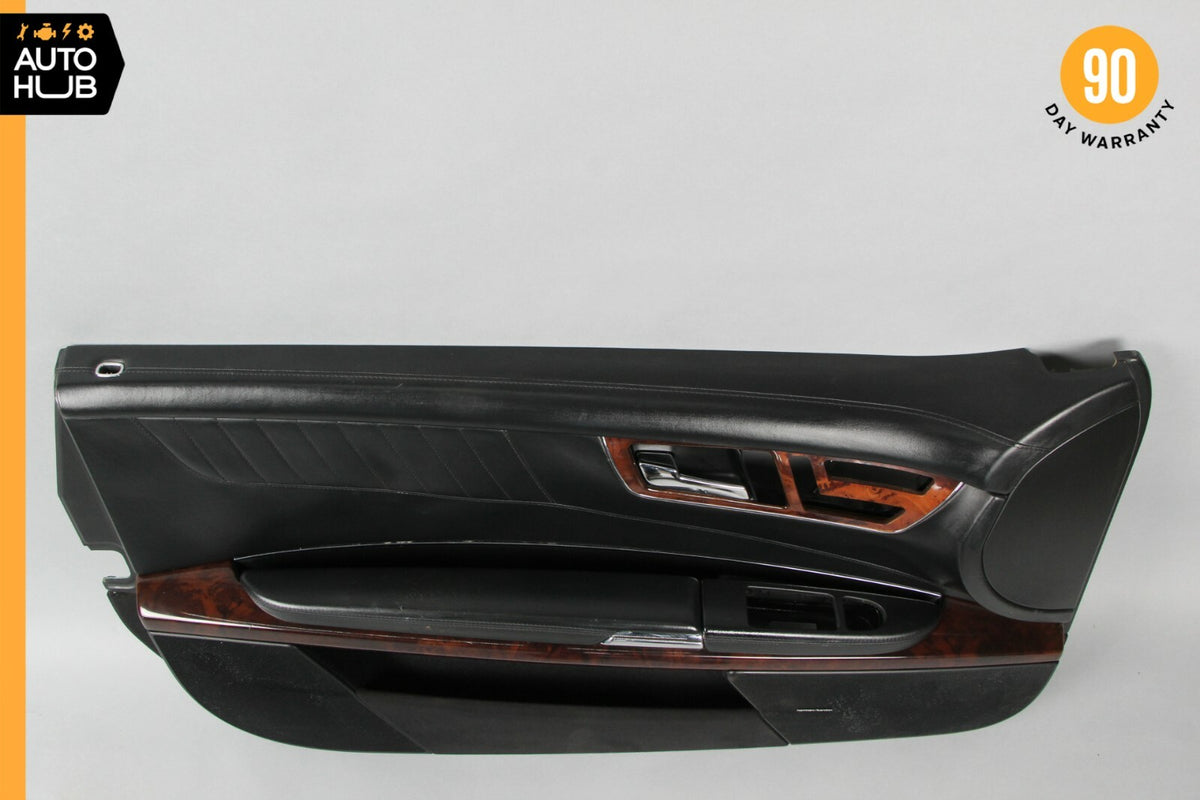 07-10 Mercedes W216 CL600 Front Left Driver Side Interior Door Panel Black OEM - photo 9