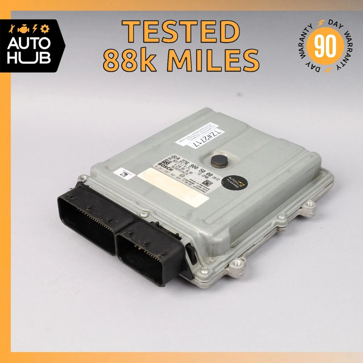 12-16 Mercedes W204 C300 GLK350 ECU Engine Control Module Unit OEM 88k - photo 1