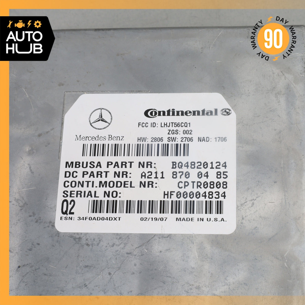 00-06 Mercedes W215 CL500 CL600 CL55 AMG Communication Control Module OEM - photo 9