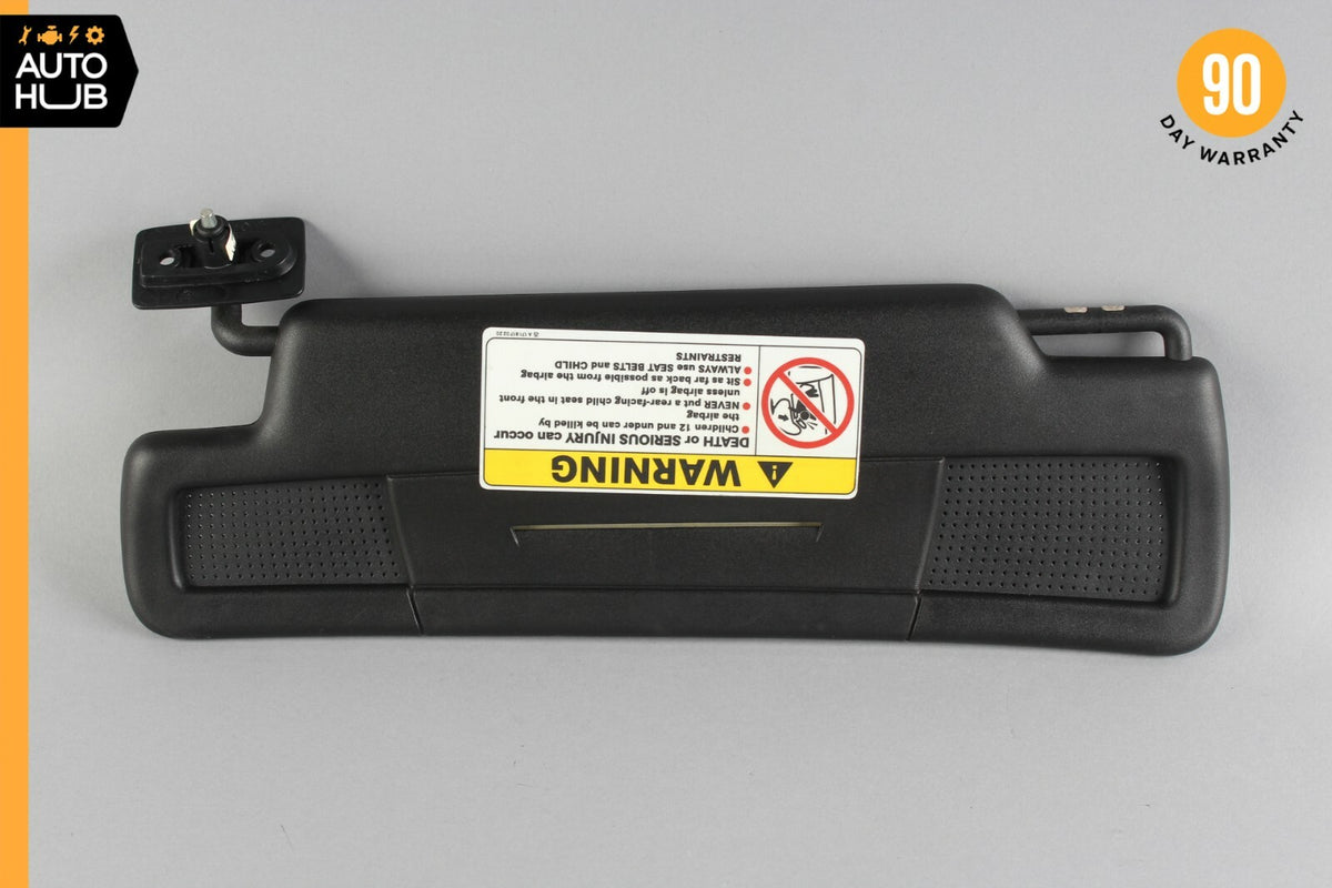 05-11 Mercedes R171 SLK280 SLK350 Sun Visor Sunvisor Shade Right Side Black OEM - photo 7