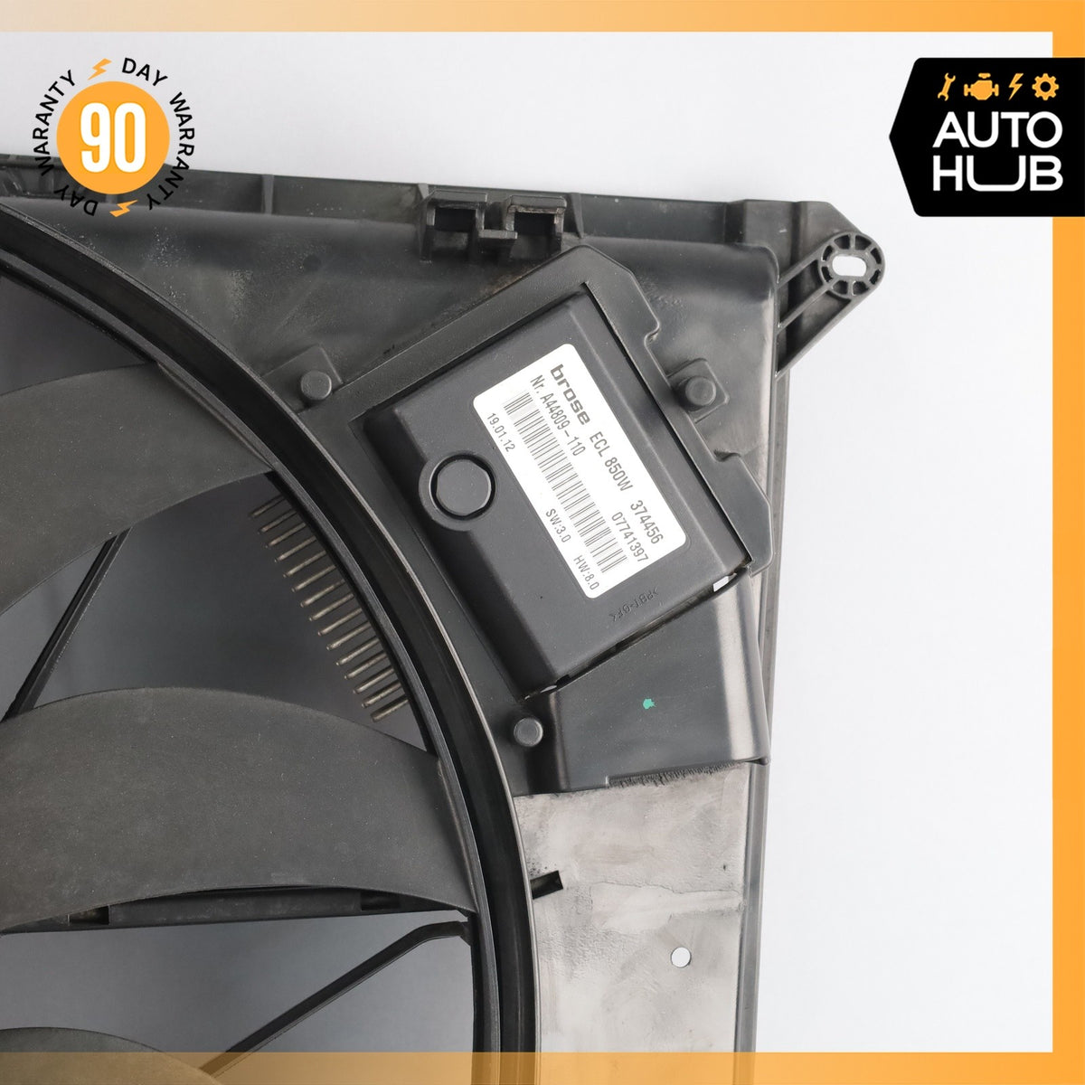 07-13 Mercedes X164 GL350 ML350 Engine Motor Cooling Fan Assembly 1645000093 OEM - photo 5