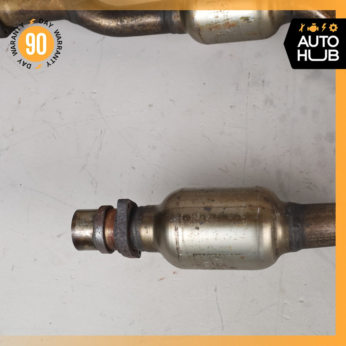Mercedes W209 CLK350 C350 RWD Engine Exhaust Downpipe Left & Right Side Set OEM - photo 12