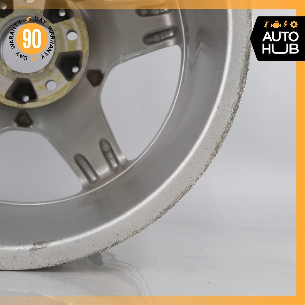 Mercedes R170 SLK230 C280 8.5 x 17 17" Rear Wheel Rim Silver 1704011402 OEM - photo 14