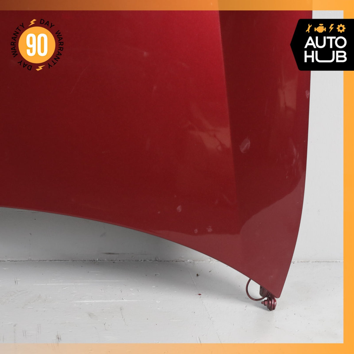 02-05 Ford Thunderbird 3.9L V8 Hood Cover Panel Assembly Red OEM 80k - photo 7