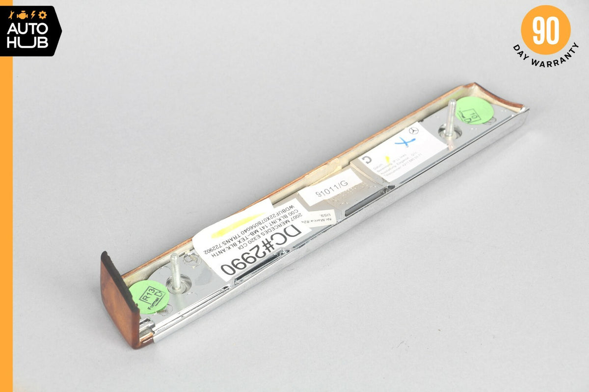 03-06 Mercedes W211 E320 E500 Dashboard Dash Left Trim Panel Wood 2116800371 OEM - photo 6