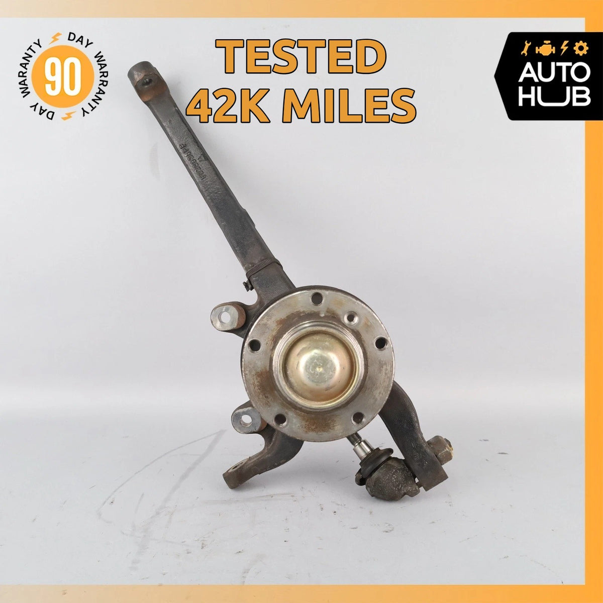 01-10 Bentley Arnage Azure Brooklands Front Right Spindle Knuckle Hub OEM 42k - photo 1