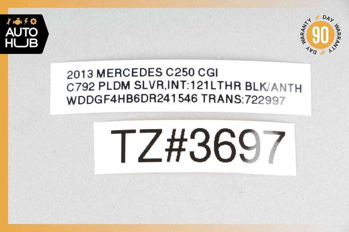 08-14 Mercedes W204 C250 C300 C350 Right Side Sunvisor Sun Visor OEM - photo 12